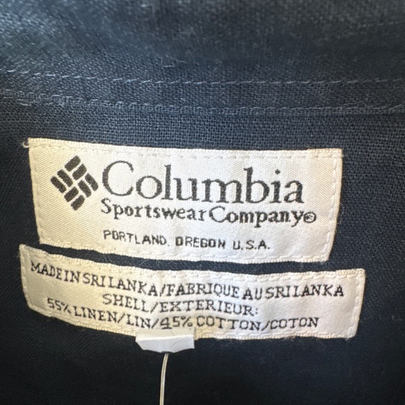 Columbia sportswear Company linen blend walker shirt jack - Picture 2 of 7